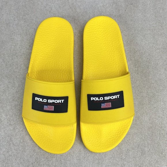 Polo Ralph Lauren Other - Polo Sport Yellow Slides Sandals by Polo Ralph Lauren New Men's Size 13